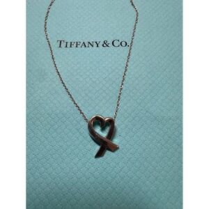 Tiffany & Co Elsa Peretti Open Heart Necklace